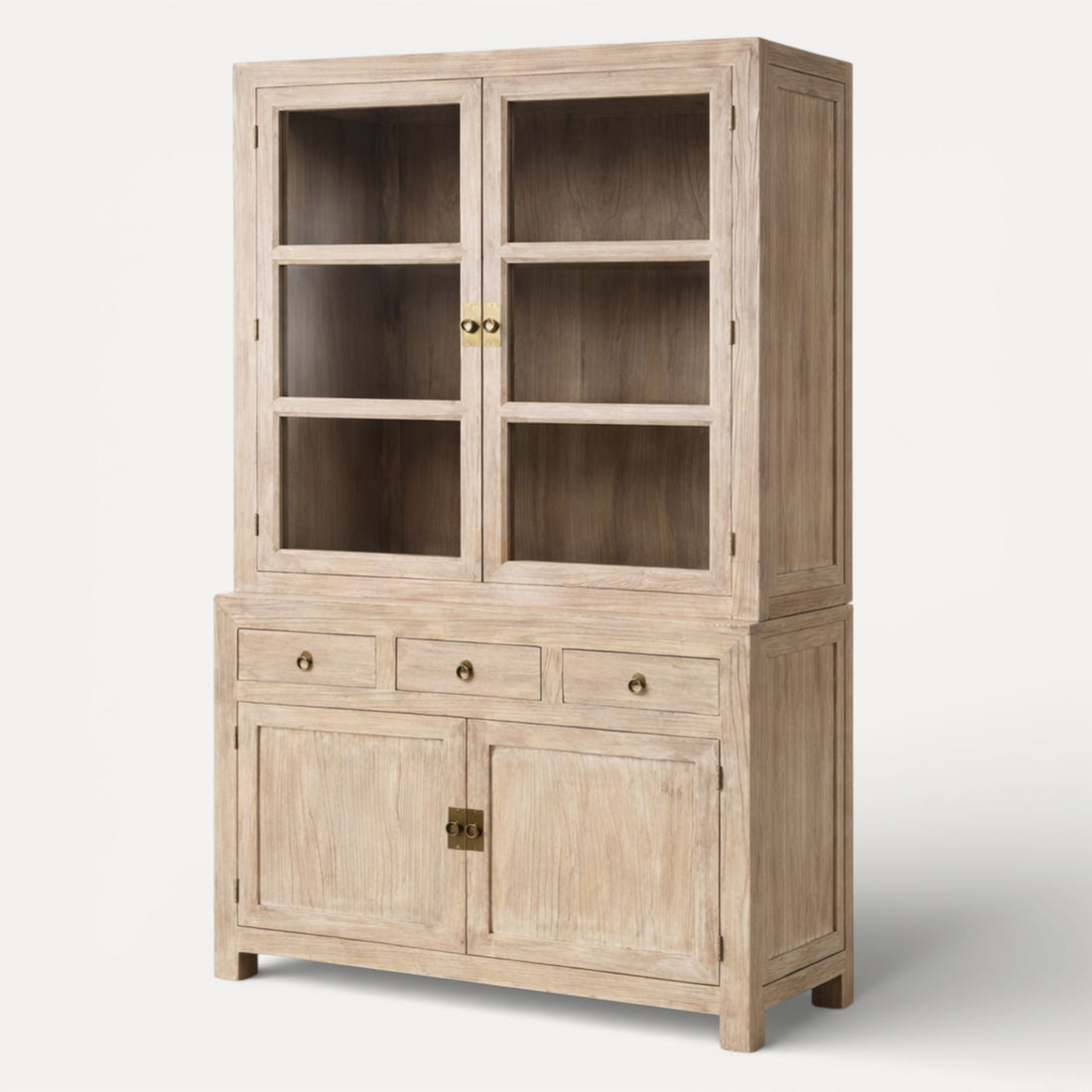 Avalon Display Cabinet - Glass Hutch Living Furniture Beachwood Designs 