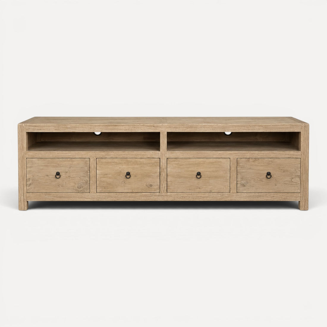 Avalon Media Unit L2200mm - Open Shelf Living Furniture Beachwood Designs 
