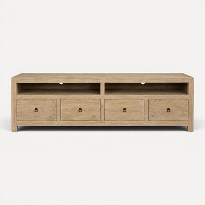 Avalon Media Unit L2200mm - Open Shelf Living Furniture Beachwood Designs 