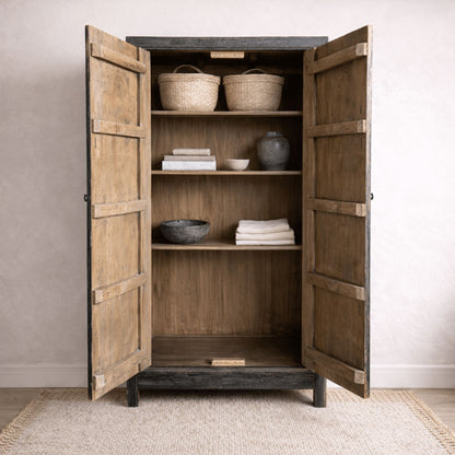 Avalon Storage Cabinet - Distressed Black Office &amp; Storage Furniture Beachwood Designs 