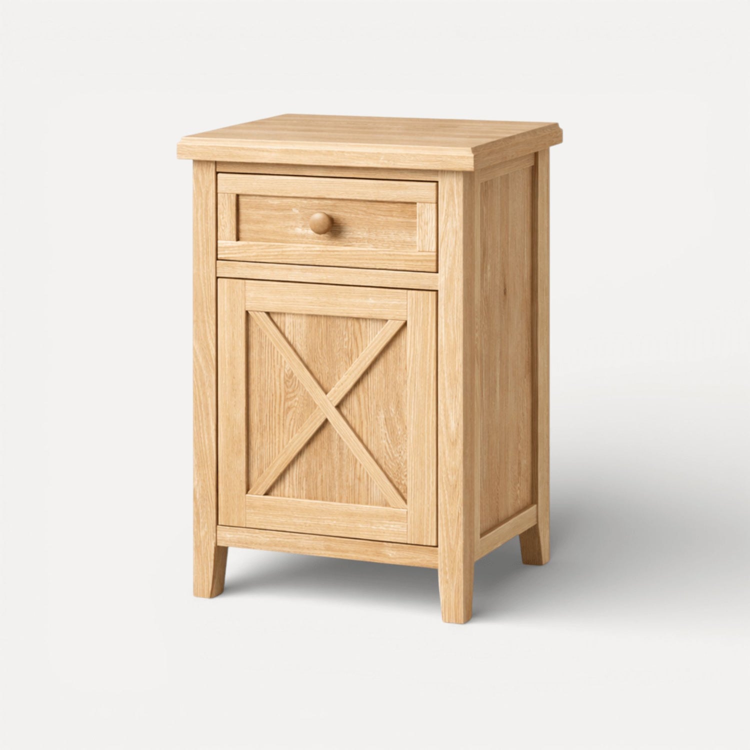 Bahamas Bedside L500mm - 1 Drawer &amp; Door Bedroom Furniture Beachwood Designs 