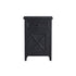 Bahamas Bedside L500mm - 1 Drawer & Door Bedroom Furniture Beachwood Designs Black 