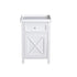 Bahamas Bedside L500mm - 1 Drawer & Door Bedroom Furniture Beachwood Designs White 