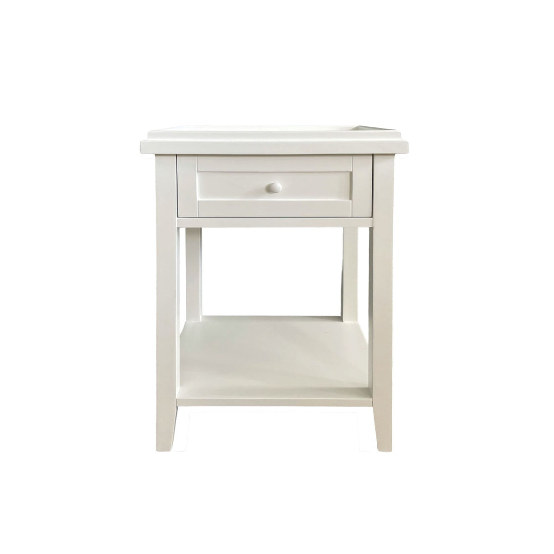 Bahamas Bedside L500mm - 1 Drawer &amp; Shelf Bedroom Furniture Beachwood Designs 