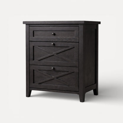 Bahamas Bedside L550mm - 3 Drawer Bedroom Furniture Beachwood Designs 