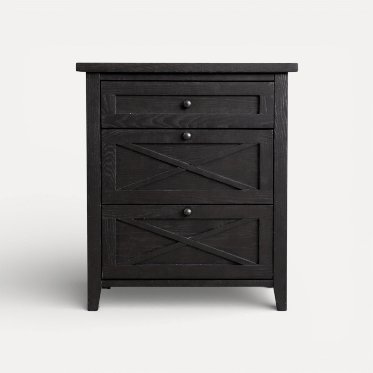 Bahamas Bedside L550mm - 3 Drawer Bedroom Furniture Beachwood Designs 