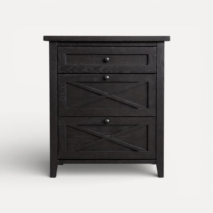 Bahamas Bedside L550mm - 3 Drawer Bedroom Furniture Beachwood Designs 
