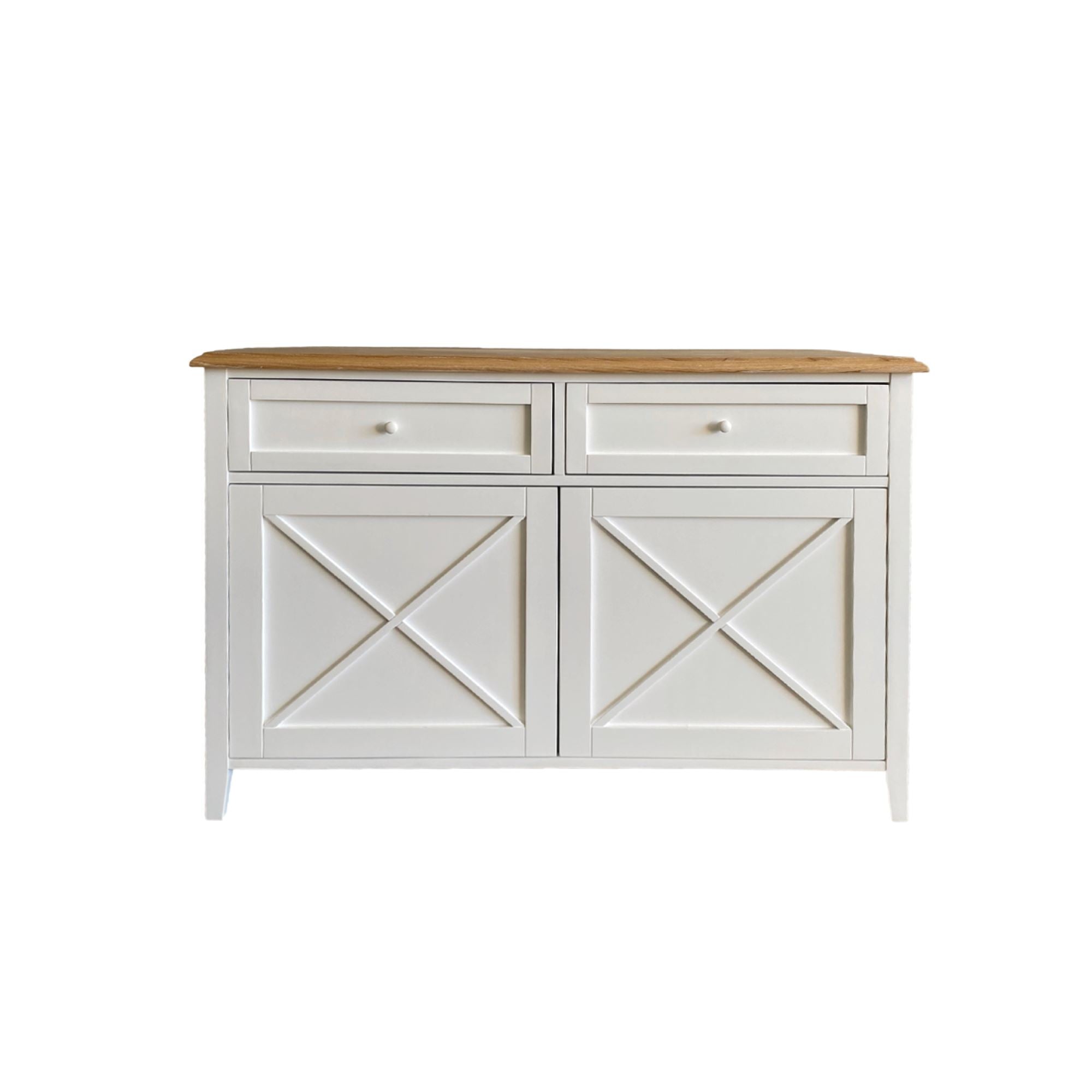 Bahamas Sideboard L1300mm Living Furniture Beachwood Designs White &amp; Limed Ash 