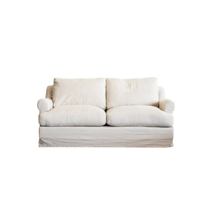 Balmoral Sofa - 2 Seater Living Furniture Beachwood Designs Salt &amp; Pepper Linen Cotton 