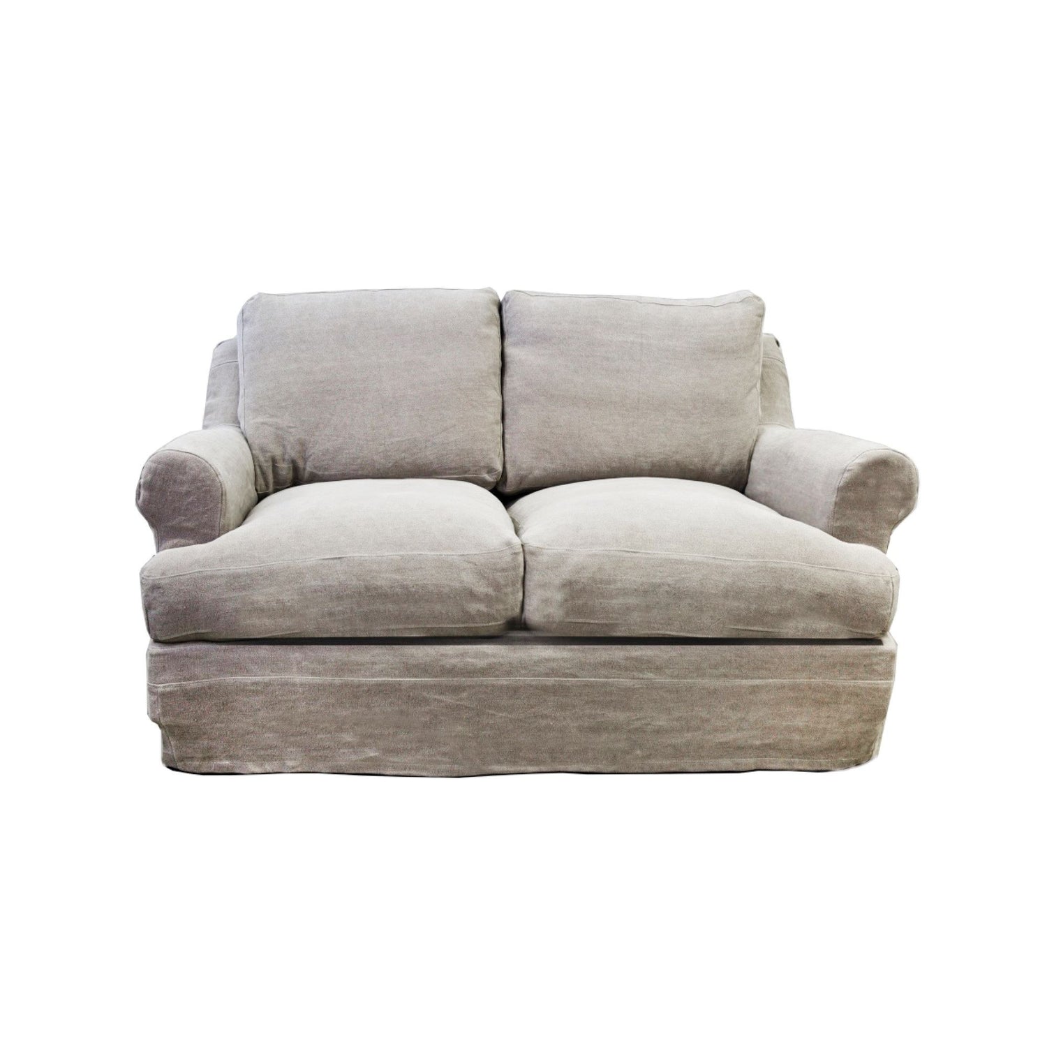 Balmoral Sofa - 2 Seater Living Furniture Beachwood Designs Shale Linen 