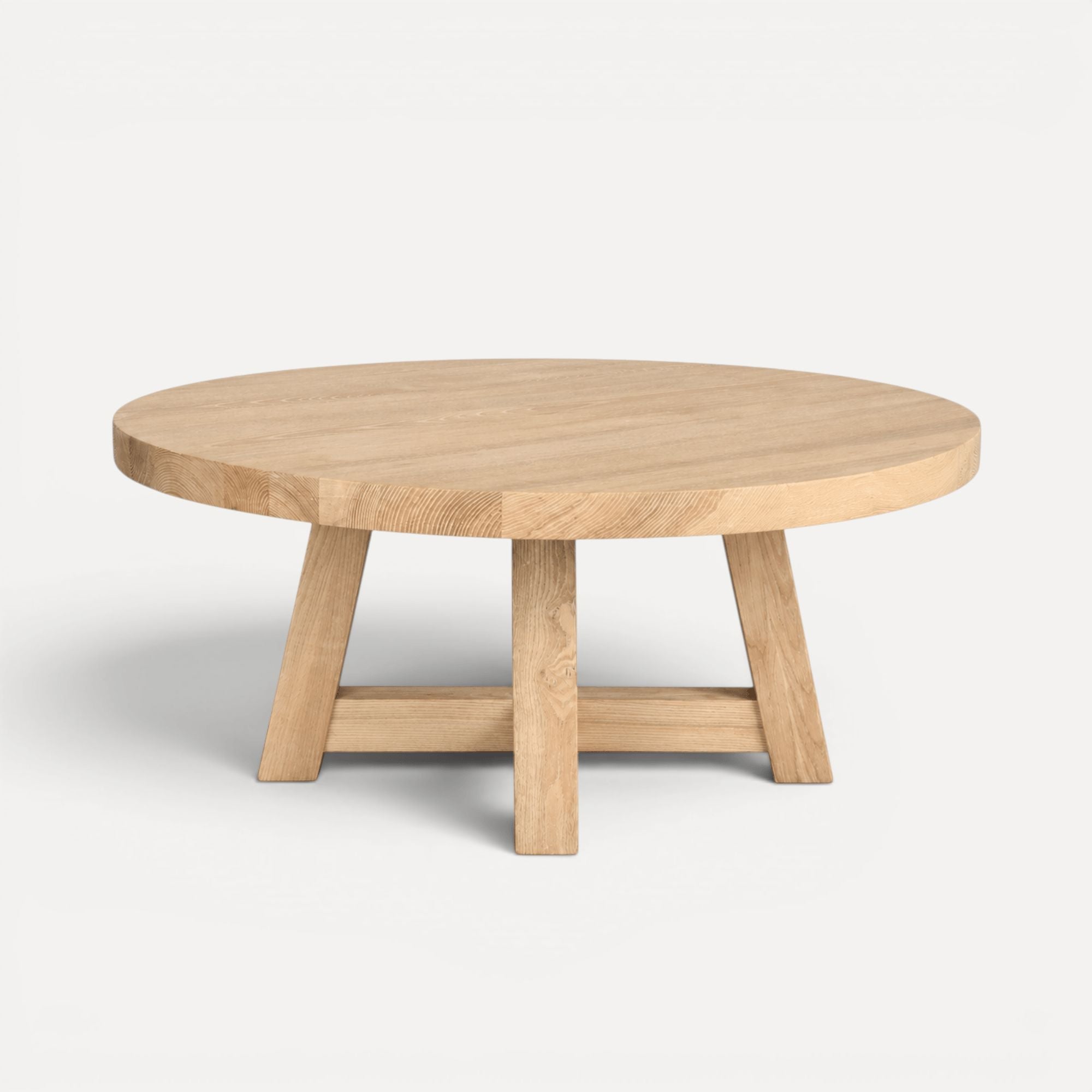 Bay Coffee Table - D1000mm Living Furniture Beachwood Designs Limed Ash 