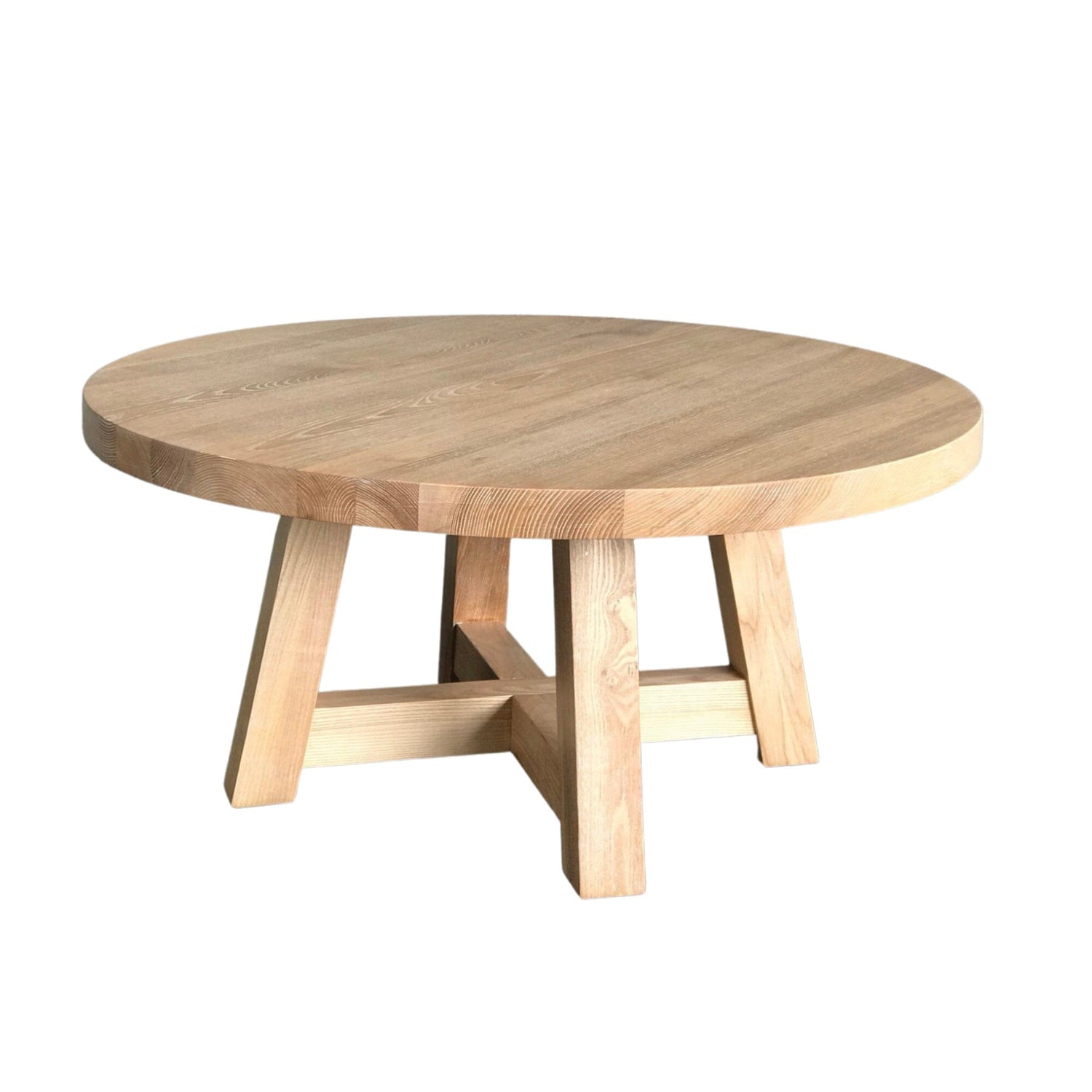 Bay Coffee Table - D1000mm Living Furniture Beachwood Designs Limed Ash 