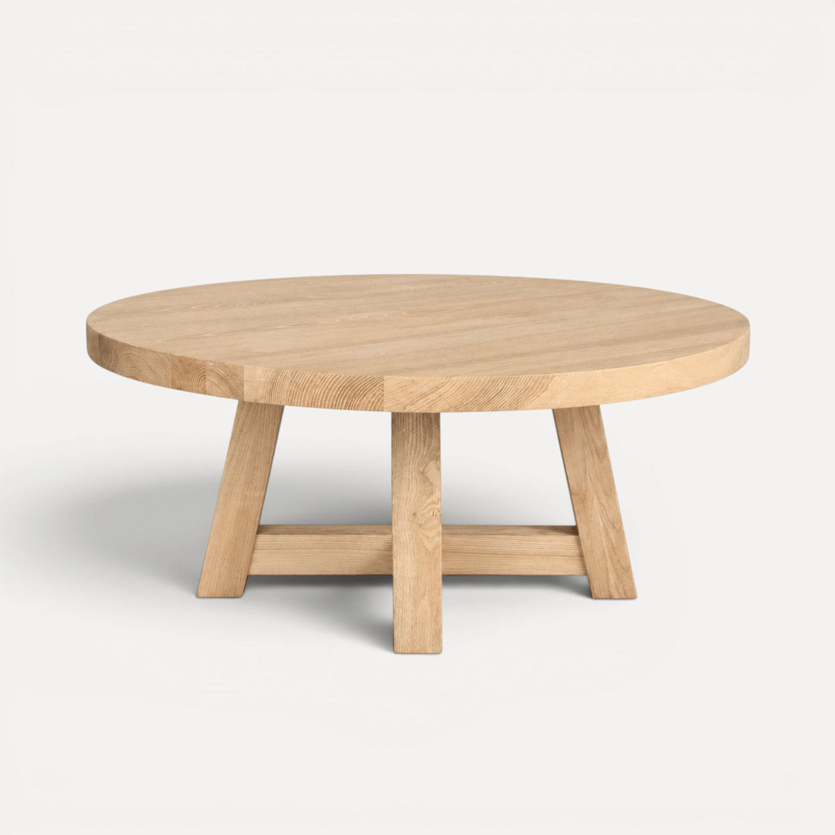 Bay Coffee Table - D1000mm Living Furniture Beachwood Designs Limed Ash 