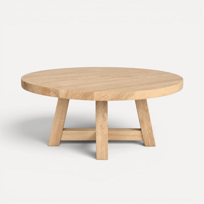 Bay Coffee Table - D1000mm Living Furniture Beachwood Designs Limed Ash 