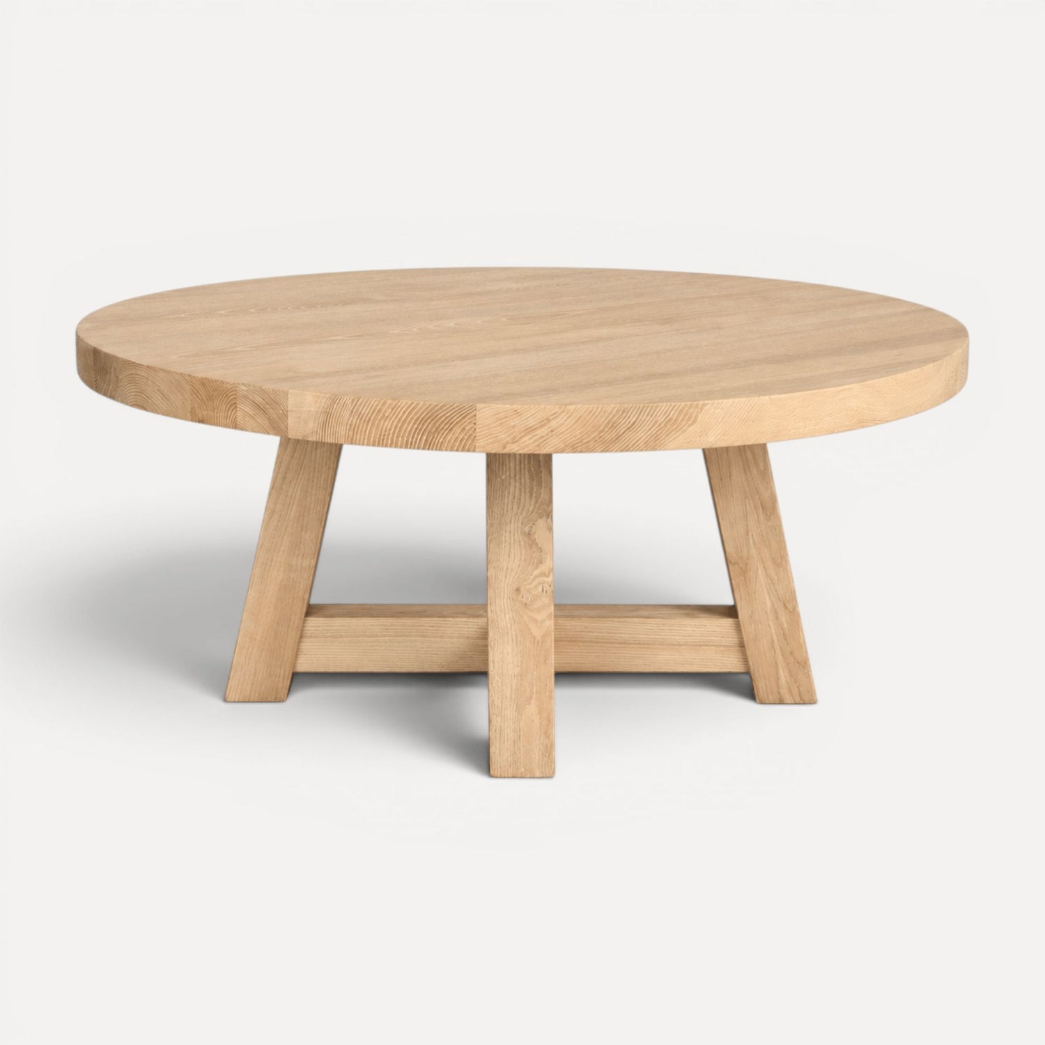 Bay Coffee Table - D1000mm Living Furniture Beachwood Designs Limed Ash 
