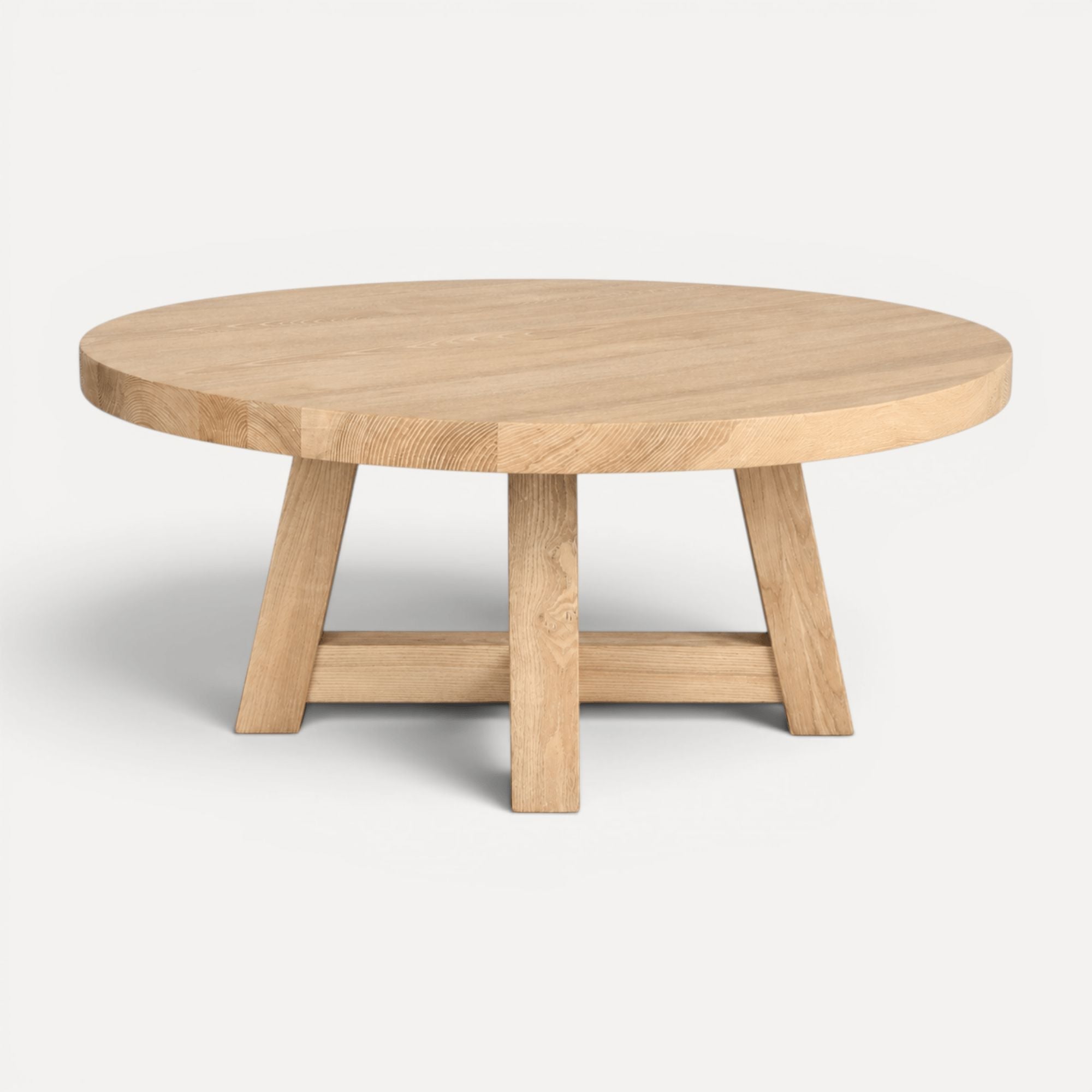 Bay Coffee Table - D1000mm Living Furniture Beachwood Designs Limed Ash 