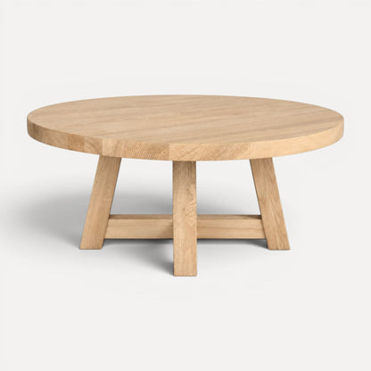 Bay Coffee Table - D1000mm Living Furniture Beachwood Designs Limed Ash 