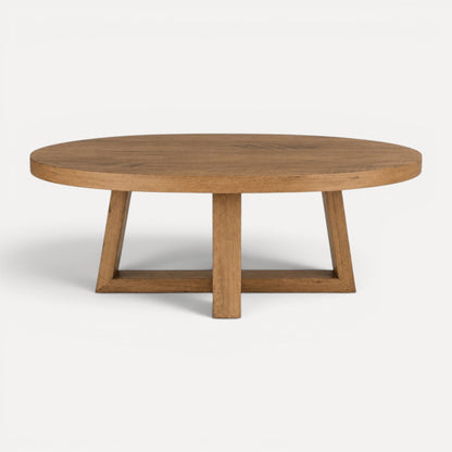 Bay Coffee Table - D1000mm Living Furniture Beachwood Designs Natural Oak 