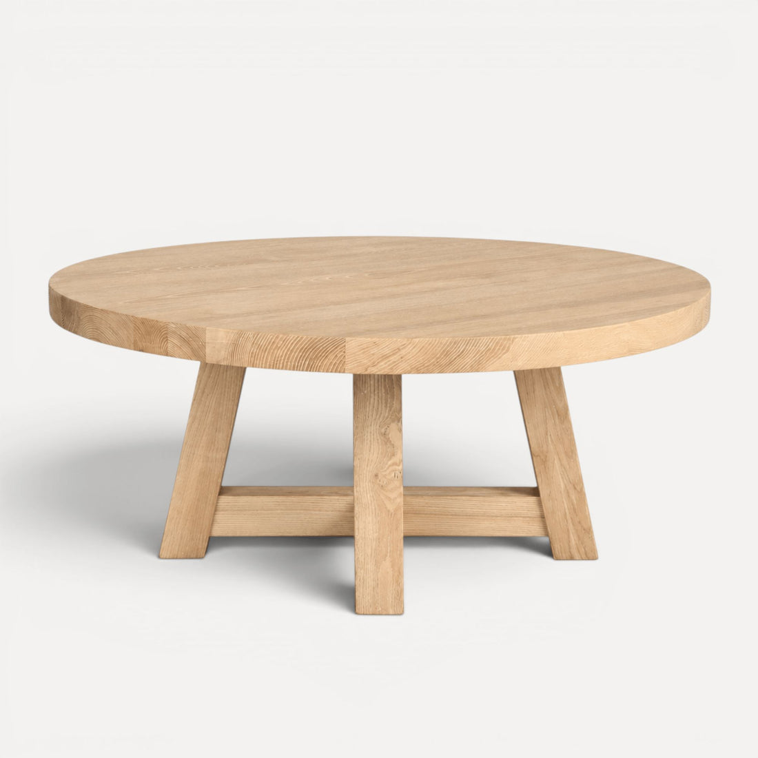 Bay Coffee Table - D1200mm Living Furniture Beachwood Designs Limed Ash 
