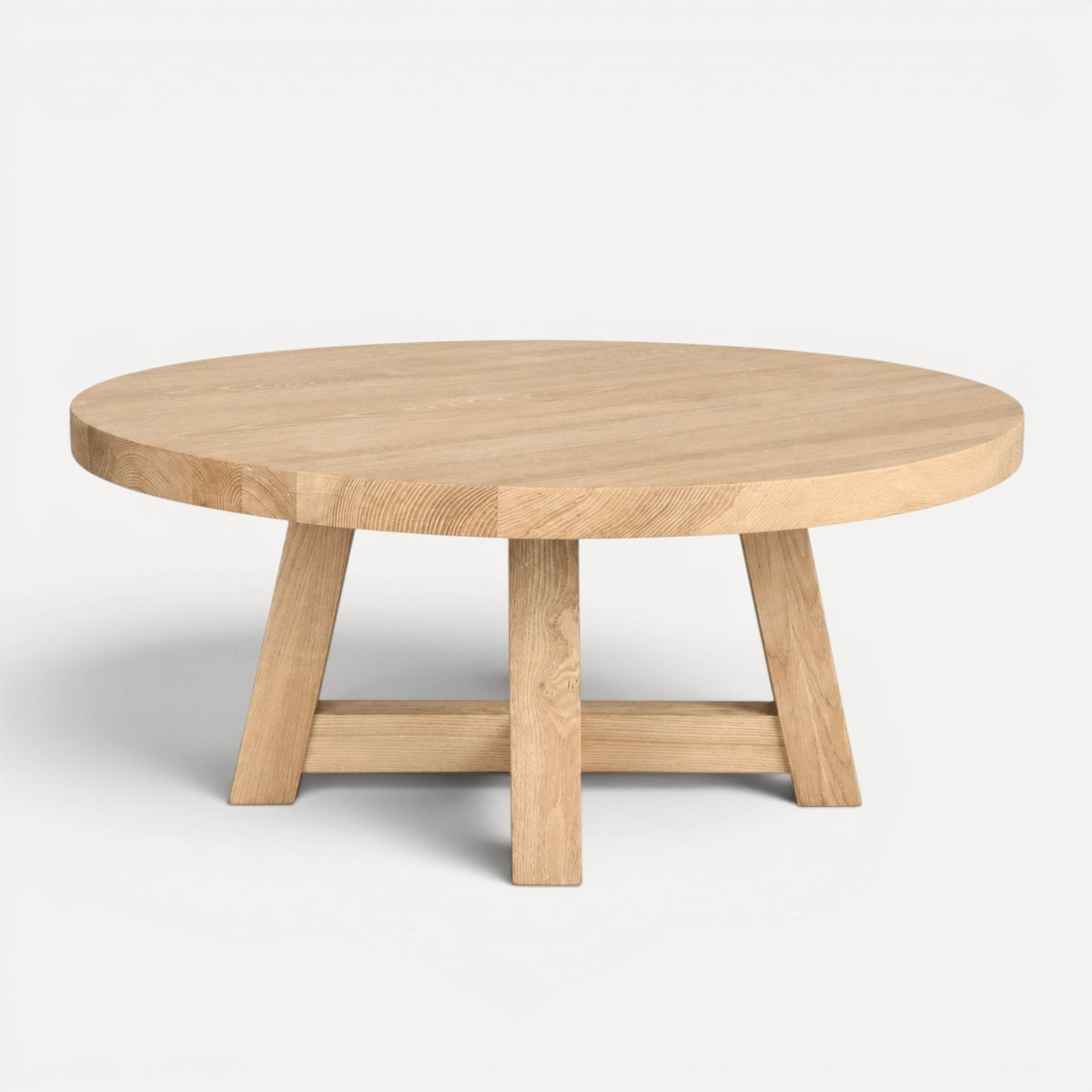 Bay Coffee Table - D1200mm Living Furniture Beachwood Designs Limed Ash 