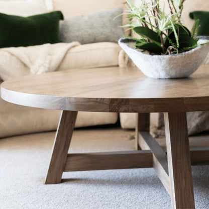 Bay Coffee Table - D850mm Living Furniture Beachwood Designs 