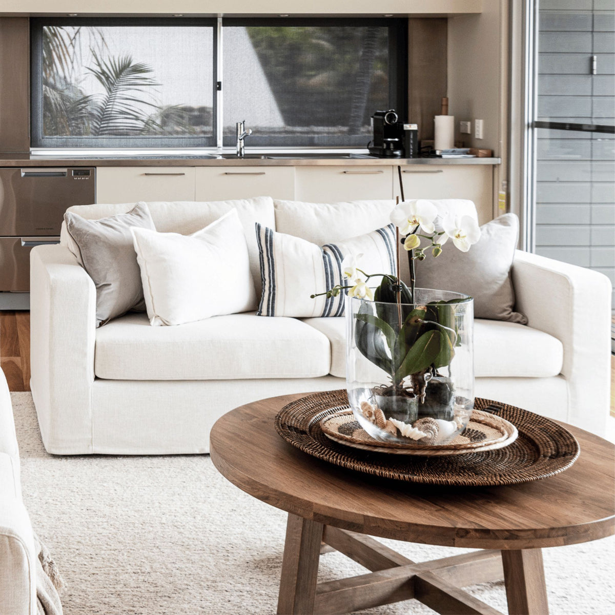 Bay Coffee Table - D850mm Living Furniture Beachwood Designs 