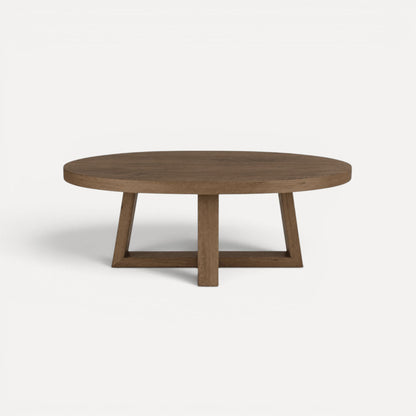 Bay Coffee Table - D850mm Living Furniture Beachwood Designs Weathered Oak 