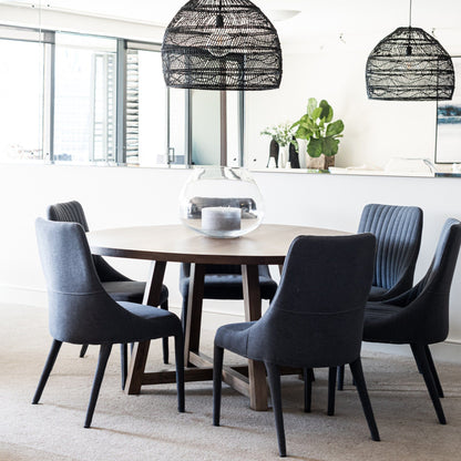Bay Dining Table D1500mm Dining Furniture Beachwood Designs