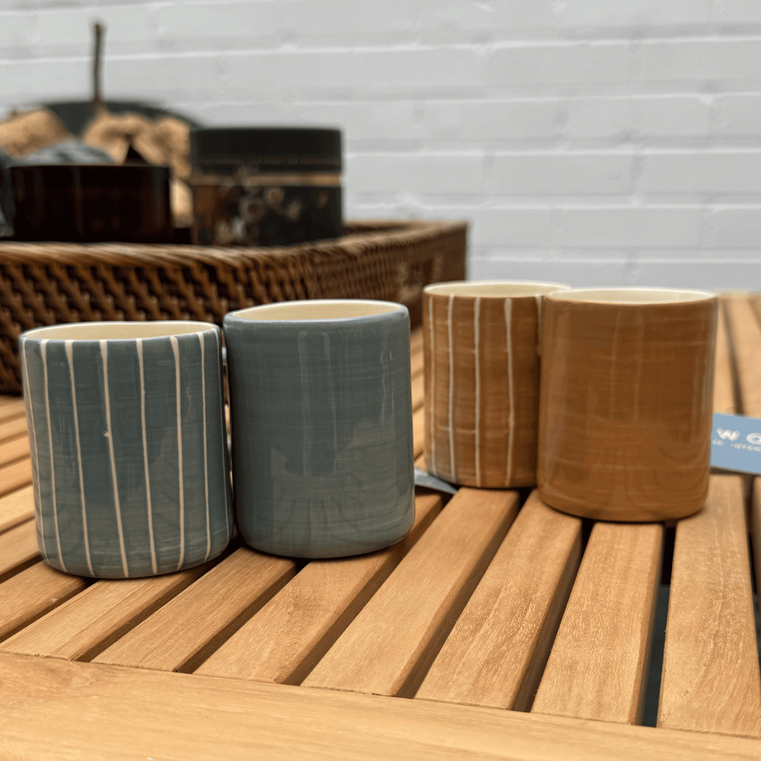 Portuguese Ceramic Espresso Cups