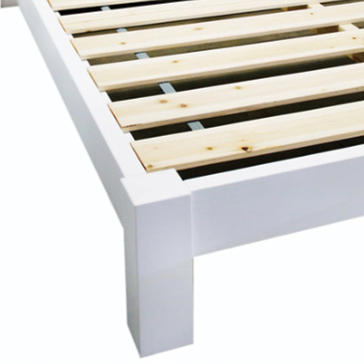 Bed Base - Single Bedroom Furniture Beachwood Designs White 