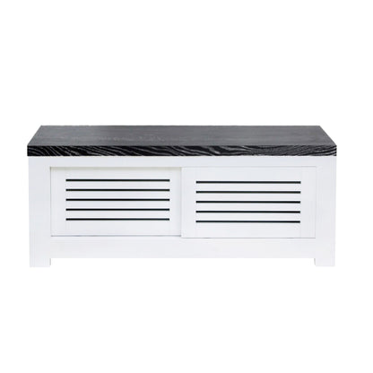 Bilgola Media Unit L1200mm Living Furniture Beachwood Designs White &amp; Grey Limed