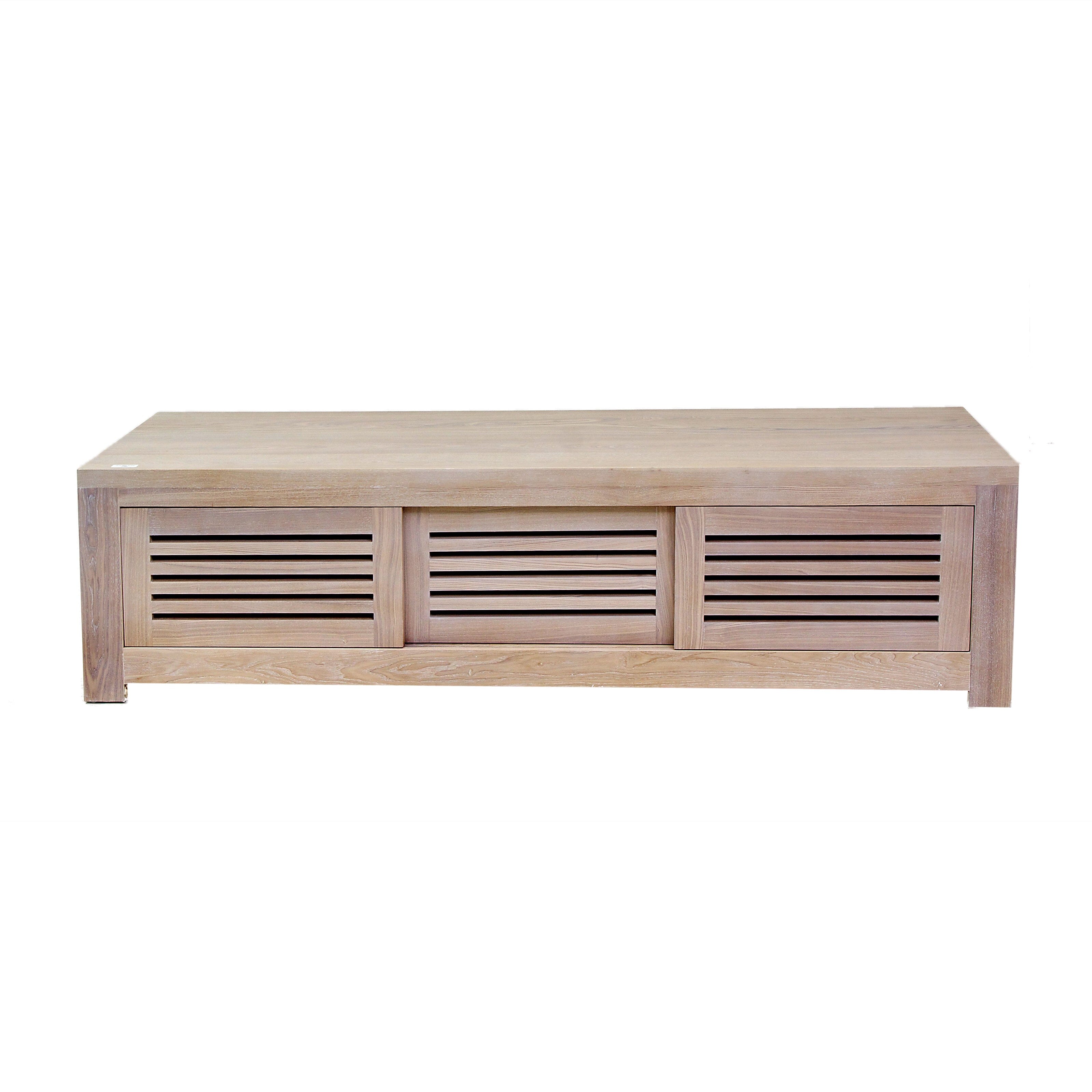 Bilgola Media Unit L1600mm Living Furniture Beachwood Designs Limed Ash 