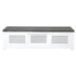 Bilgola Media Unit L1600mm Living Furniture Beachwood Designs White & Grey Limed 