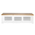 Bilgola Media Unit L1600mm Living Furniture Beachwood Designs White & Limed Ash 