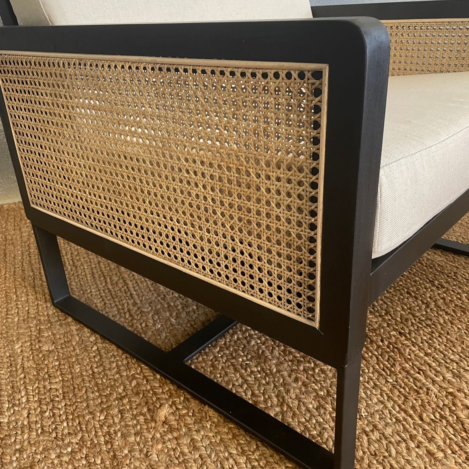 Black Manhattan Armchair Living Furniture Beachwood Designs