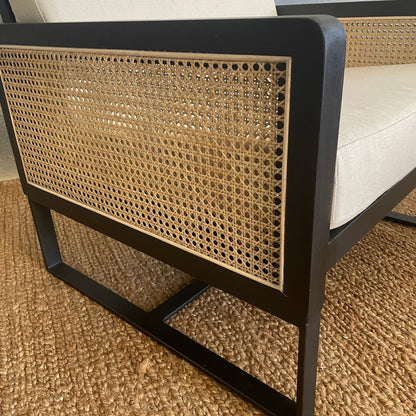 Black Manhattan Armchair Living Furniture Beachwood Designs