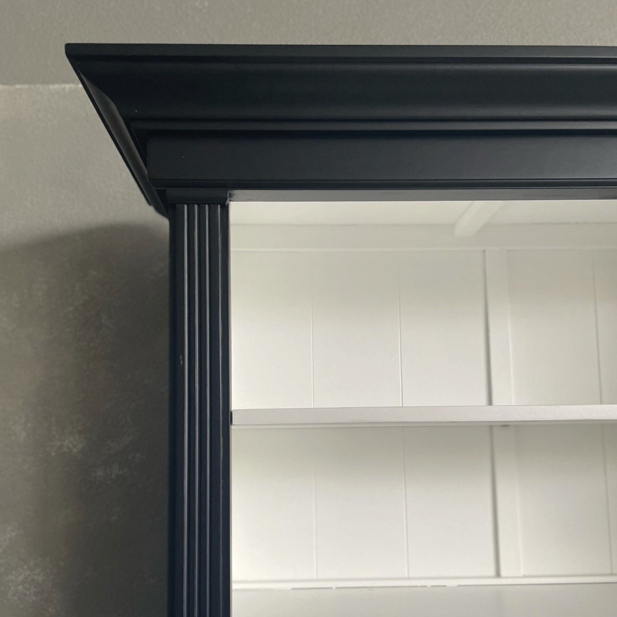 Black Oak Bookcase with Ladder Office &amp; Storage Furniture Beachwood Designs