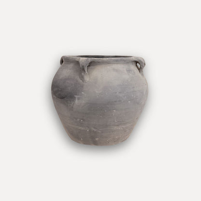 Black Terracotta Pot - Medium Beachwood Designs 