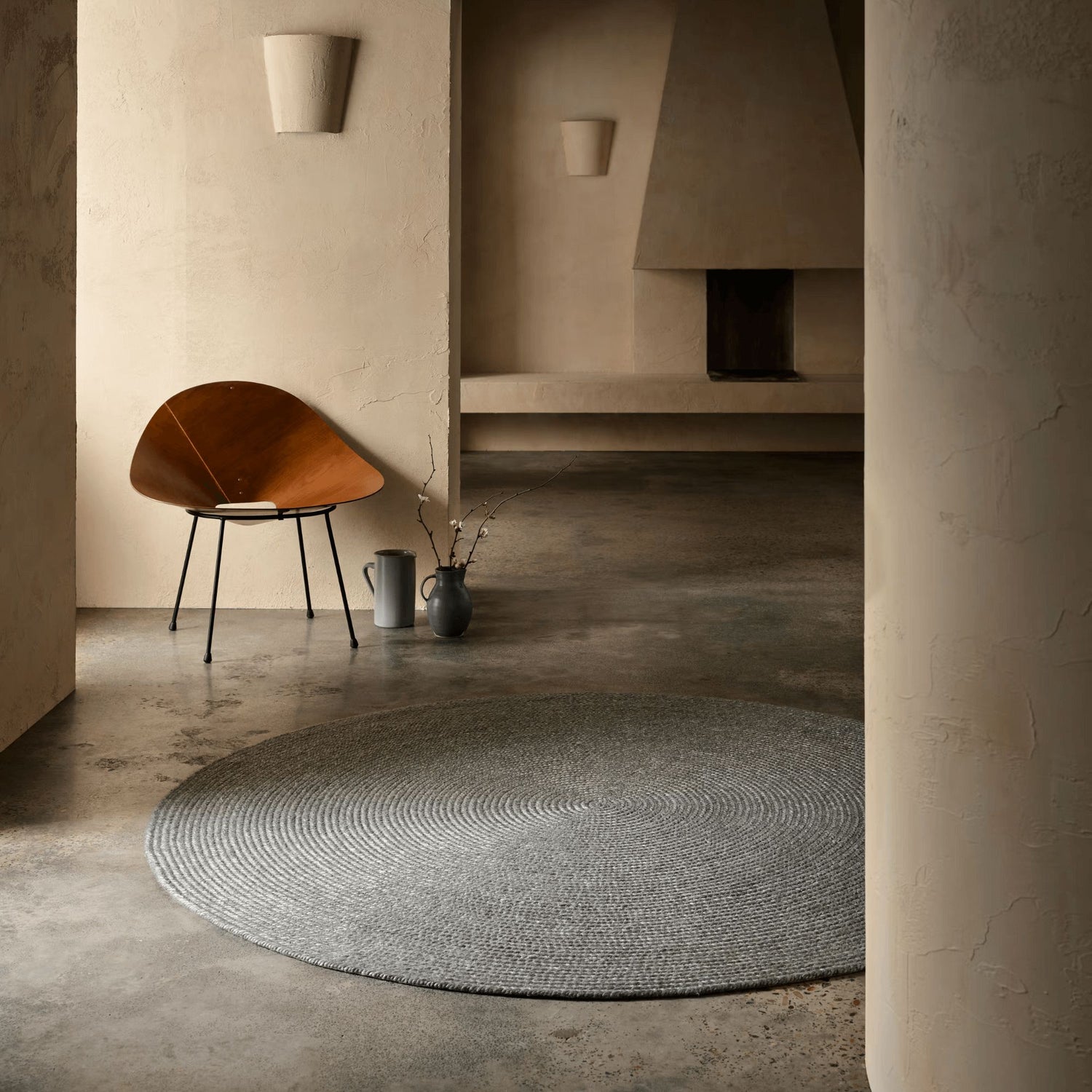 BRAID Rugs Armadillo Heron - Armadillo 2.43m diam. 