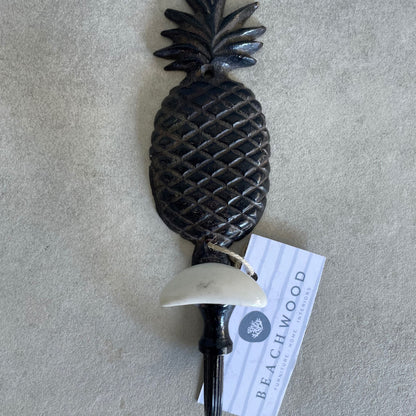 Brass Pineapple Hook Homewares Beachwood Designs 