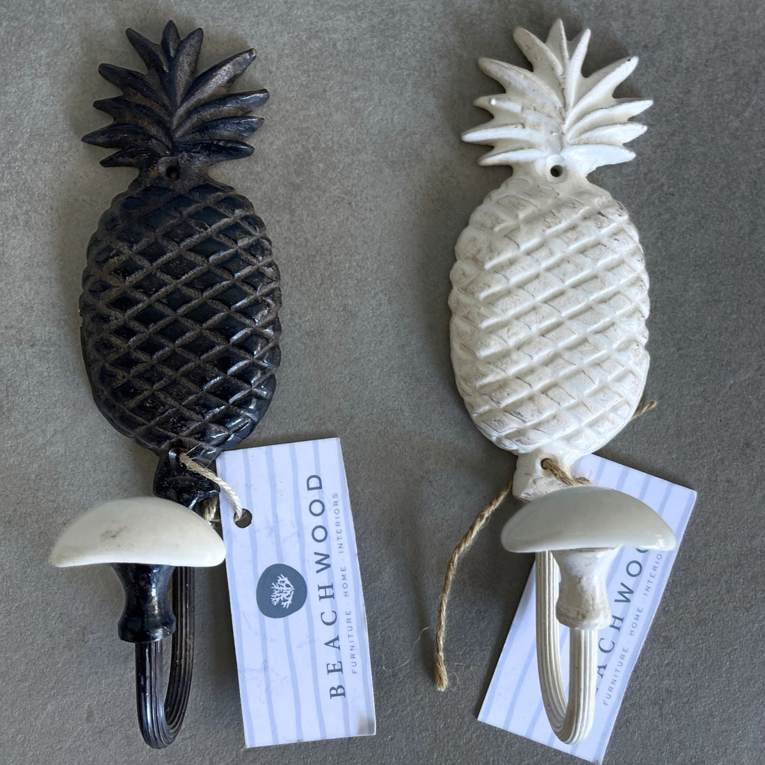 Brass Pineapple Hook Homewares Beachwood Designs 