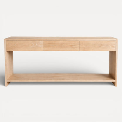 Bronte Console L2000mm - Limed Ash Living Furniture Beachwood Designs 