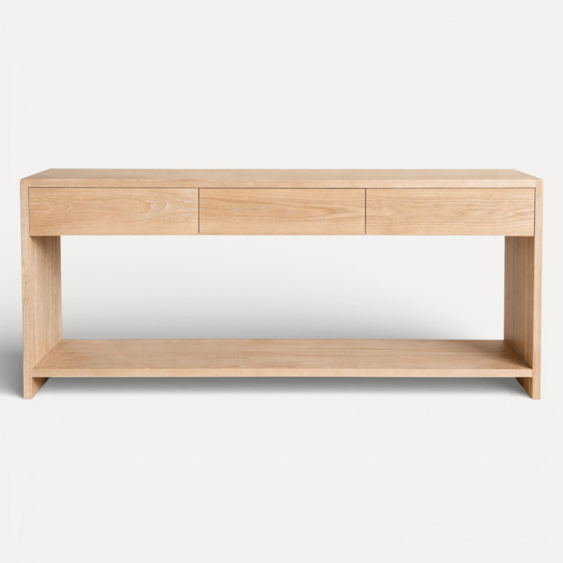 Bronte Console L2000mm Living Furniture Beachwood Designs Limed Ash