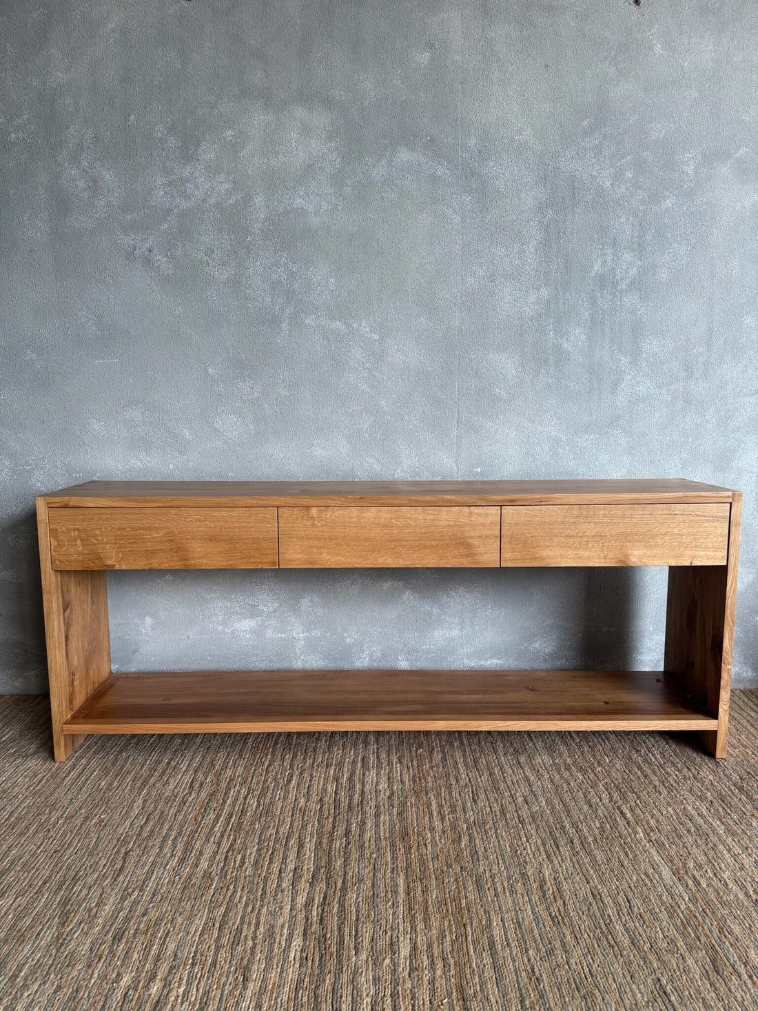 Bronte Console L2000mm - Natural Oak Living Furniture Beachwood Designs 