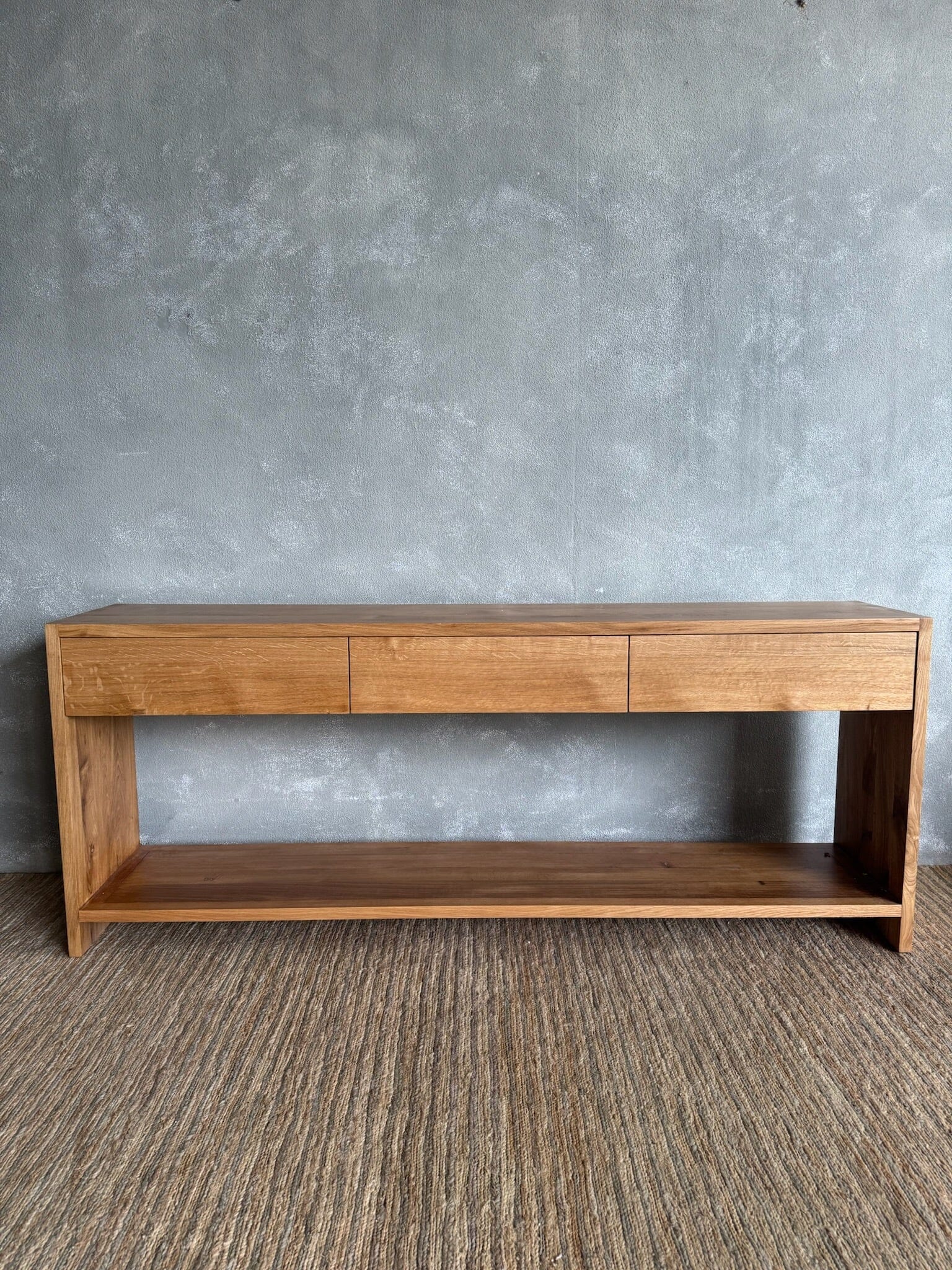 Bronte Console L2000mm - Natural Oak Living Furniture Beachwood Designs 