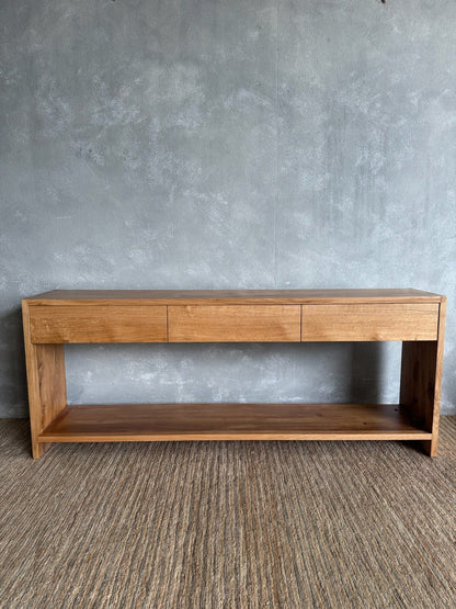Bronte Console L2000mm - Natural Oak Living Furniture Beachwood Designs