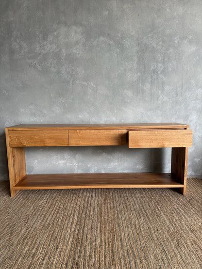 Bronte Console L2000mm - Natural Oak Living Furniture Beachwood Designs 