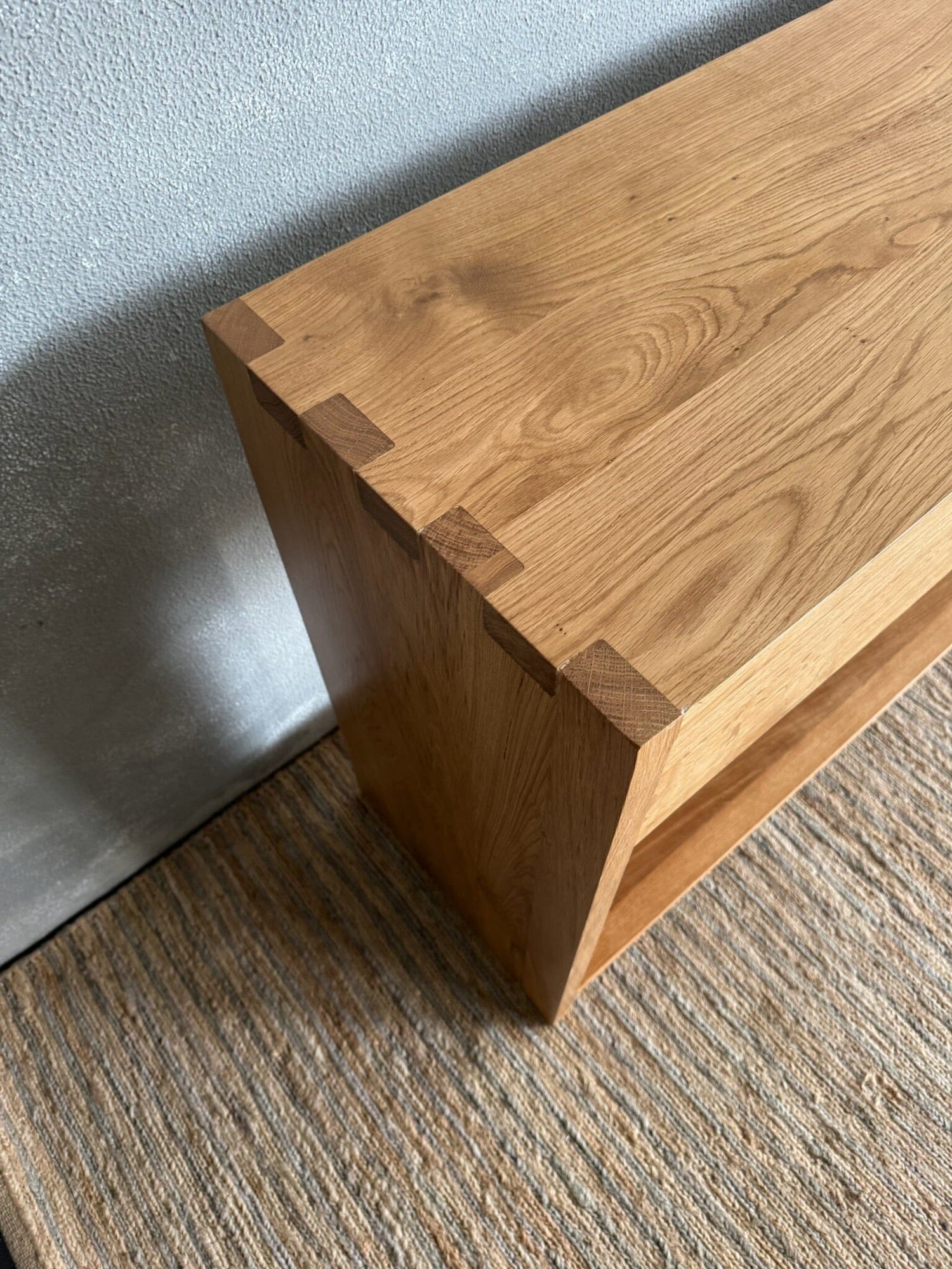 Bronte Console L2000mm - Natural Oak Living Furniture Beachwood Designs 