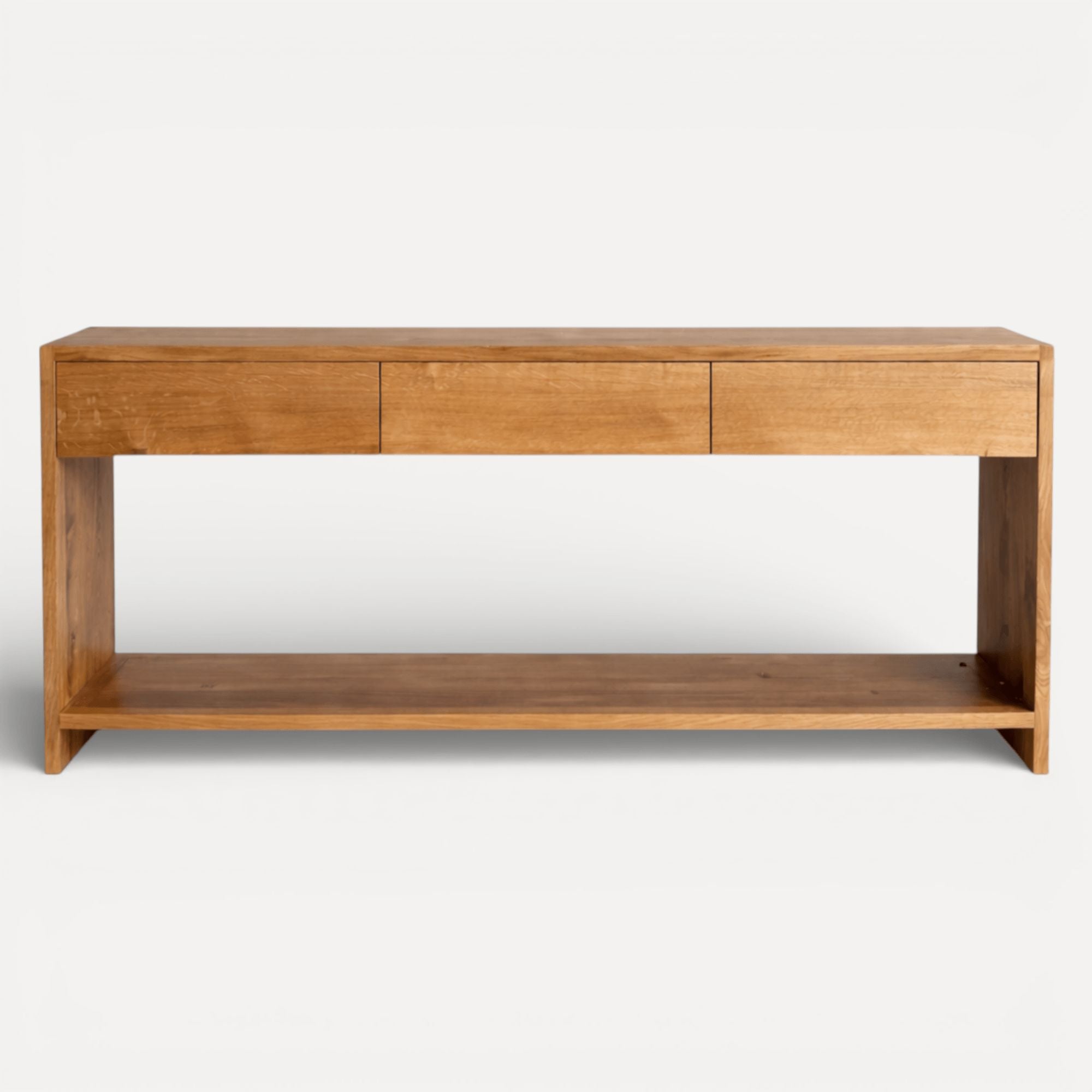 Bronte Console L2000mm - Natural Oak Living Furniture Beachwood Designs 