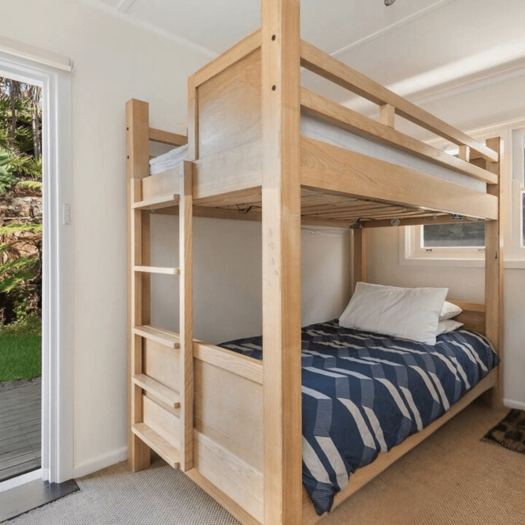 Bunk Bed - Fixed Ladder Bedroom Furniture Beachwood Designs 